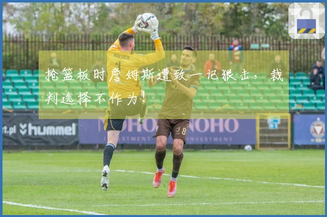 抢篮板时詹姆斯遭致一记狠击，裁判选择不作为！